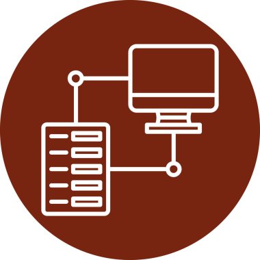 veri simgesi vektör illüstrasyonu