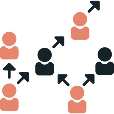 Sosyal medya pazarlama vektör illüstrasyonu