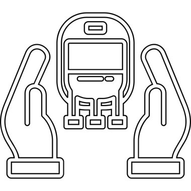 Akıllı telefon simgesi, basit tarzı