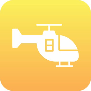 vektör helikopter simgesi