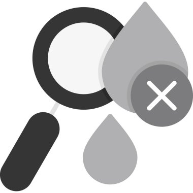 Yağ damlası ikonu. Ağ için yağ damlası vektör simgesinin basit çizimi