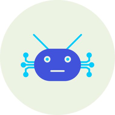 Böcek simgesi. Basit resimleme