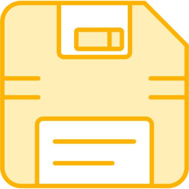 veri depolama. simge illüstrasyonu.