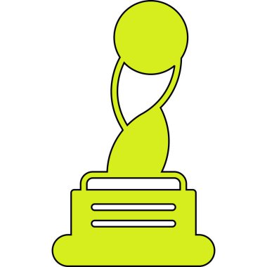 Kupa ikonu. vektör illüstrasyonu