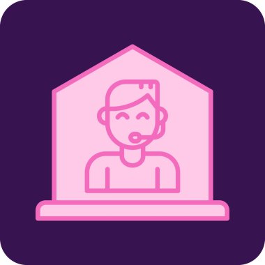 Bilgisayar. Web simgesi basit illüstrasyon