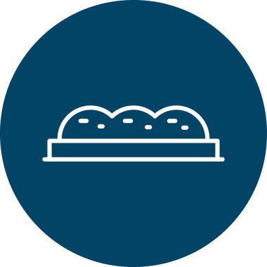 Gıda simgesinin vektör illüstrasyonu