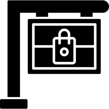 kilit simgesi, vektör illüstrasyonu