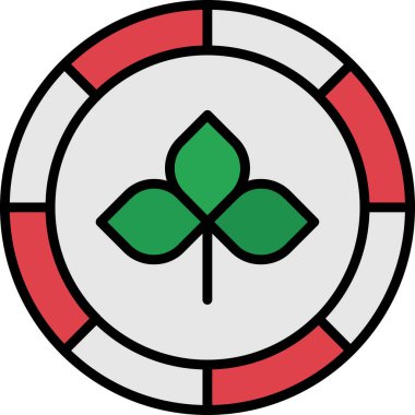 Aziz Patrik Günü yonca simgesi, özet tarzı