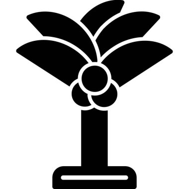 Çiçek bahçesi simgesi katı biçimde