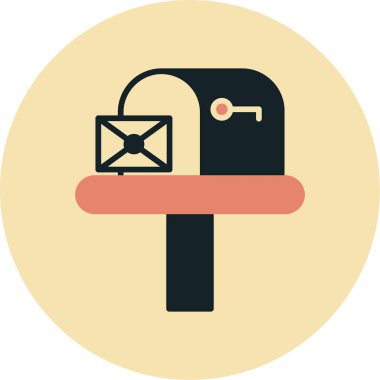 Vektör E- posta simgesi illüstrasyonu