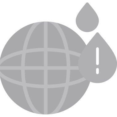 Su damlası olan küre