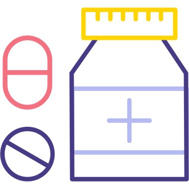 uyuşturucu simgesi modern vektör illüstrasyonu