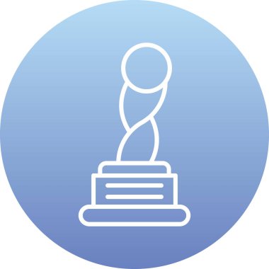 Ödülü Kupası simge vektör çizim