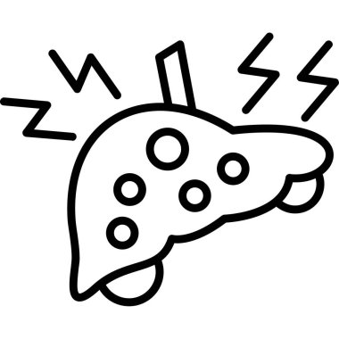 çizgi film doodle pizza dilimi