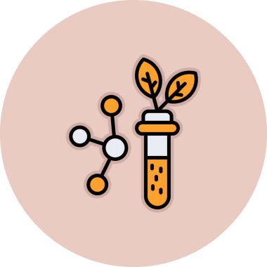 DNA simgesinin vektör illüstrasyonu