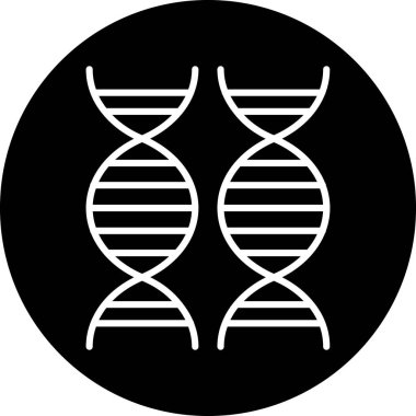 DNA simgesi vektör illüstrasyonu