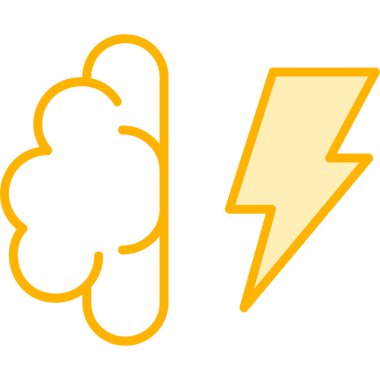 Bulut simgesi vektör illüstrasyonu