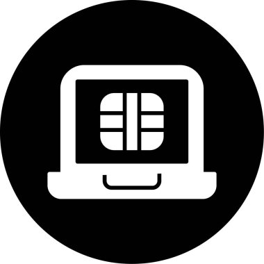 Kredi kartı ikonu vektör illüstrasyonu