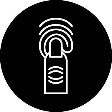 WIFI Vektör Kabartma Simgesi Tasarımı