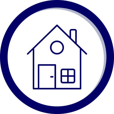 Evin vektör illüstrasyonu