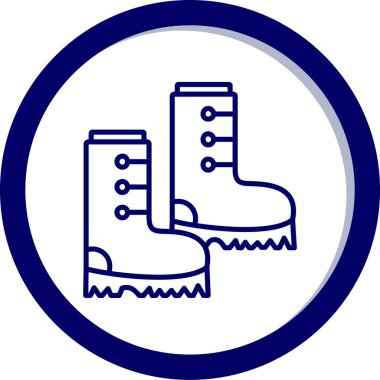 Çizme ikonu vektör illüstrasyonu