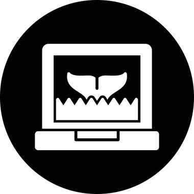 bilgisayar izleyici vektör simgesi