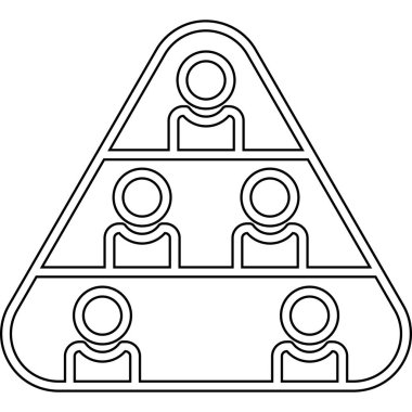sosyal simgesi olan bir grup insan