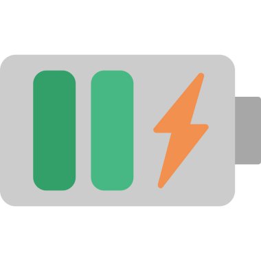 Pil. Web simgesi basit illüstrasyon