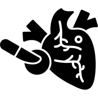 İnsan kalbi organ simgesi