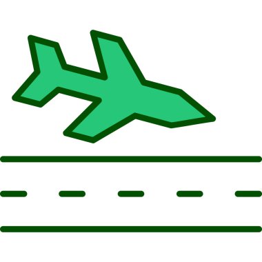 Uçak. Web simgesi basit illüstrasyon