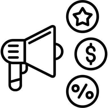 Konuşmacı. Web simgesi basit tasarım