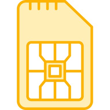 hafıza kartı vektör simgesi.