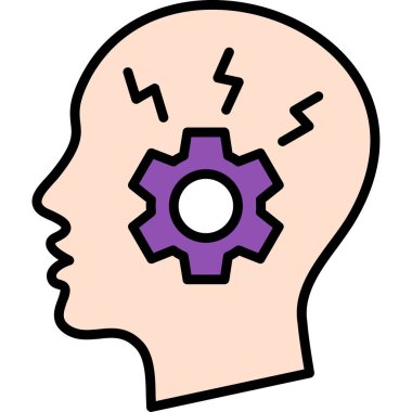 şanzıman simgesi olan beyin