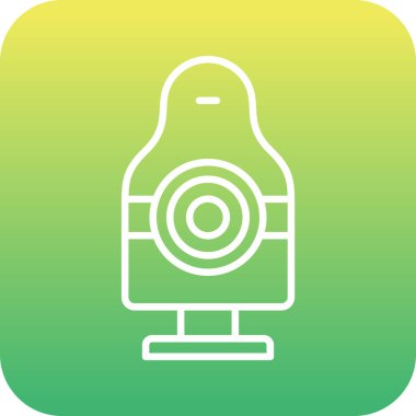 Eşsiz Kamera Vektör Satırı Simgesi