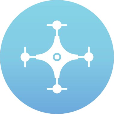 İHA simgesi, vektör illüstrasyonu