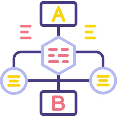 veri analizi. Web simgesi basit tasarım