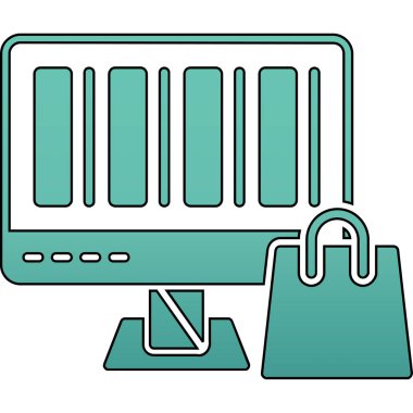 masaüstü simgesi vektör illüstrasyon tasarımlı dizüstü bilgisayar