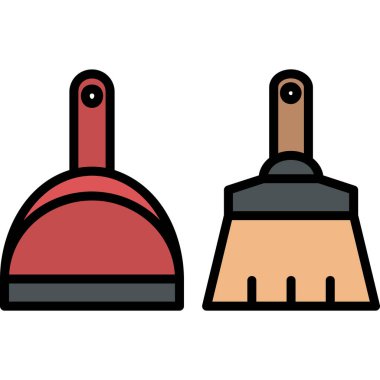 Mutfak malzemelerinin vektör çizimi