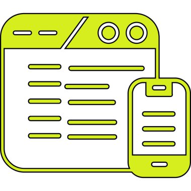 belge simgesi vektör illüstrasyonu