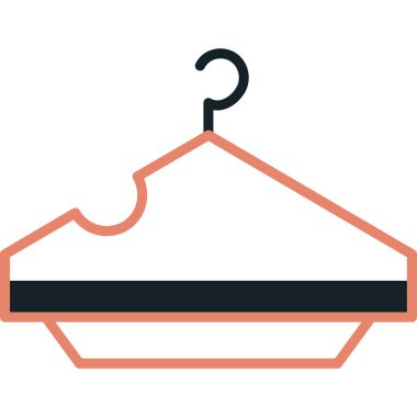 askı simgesi, vektör illüstrasyonu