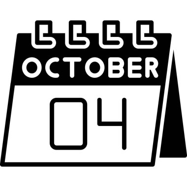 Takvim simgesinin vektör illüstrasyonu