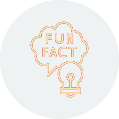 Gerçeğin çizgi simgesi, vektör illüstrasyonu