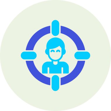 avatar. Web simgesi basit illüstrasyon