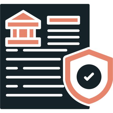 Banka. Web simgesi basit tasarım