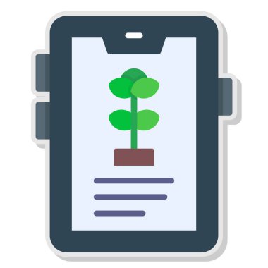 Bitkinin vektör illüstrasyonu