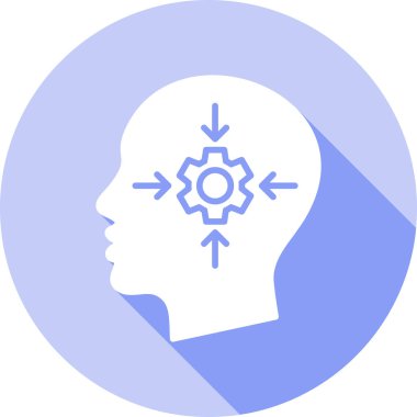 İnsan beyni. Web simgesi