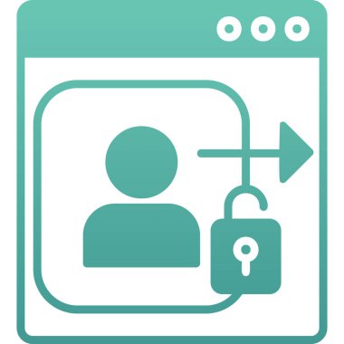 Web simgesi vektör illüstrasyonu