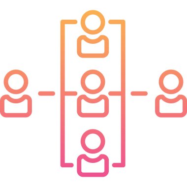 İnsan simgesinin vektör illüstrasyonu