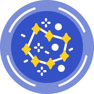 Yıldızlar. Web simgesi basit illüstrasyon