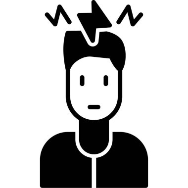 baş ve şimşek simgesi, özet biçimi